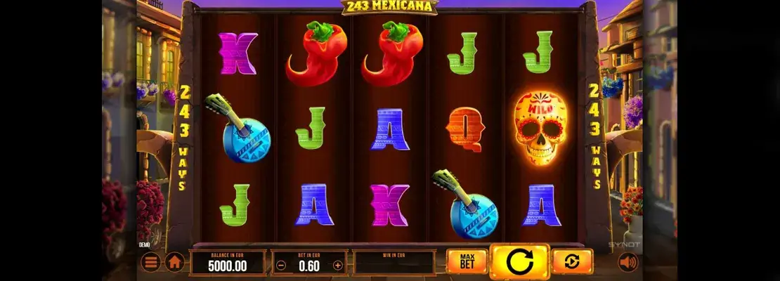 Erste Spielansicht von 243 Mexicana