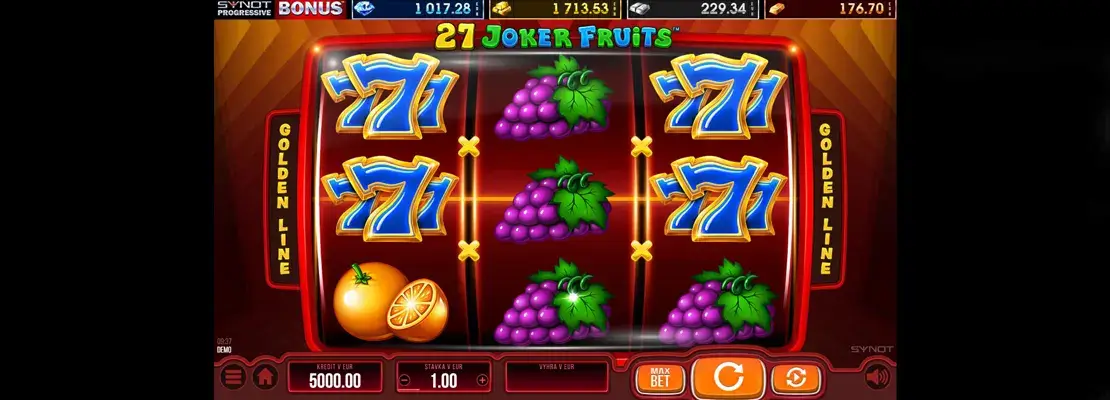 Erste Spielansicht von 27 Joker Fruits