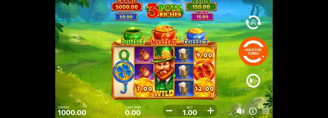 Erste Spielansicht von 3 Pots Riches Extra Hold And Win