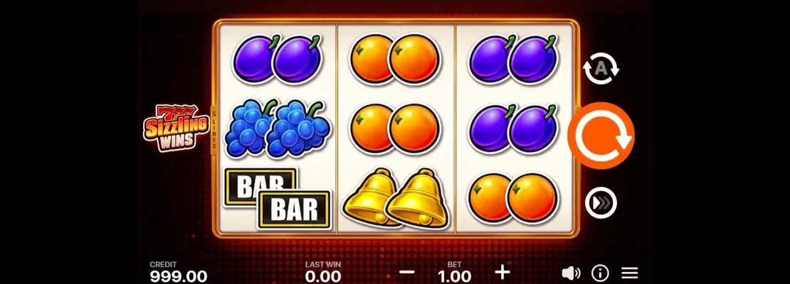 Erste Spielansicht von 777 Sizzling Wins 5 Lines