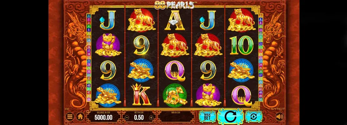 Erste Spielansicht von 88 Pearls
