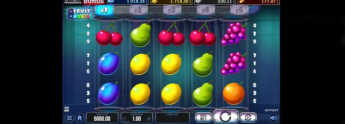 Erste Spielansicht von 8 Fruit Multi