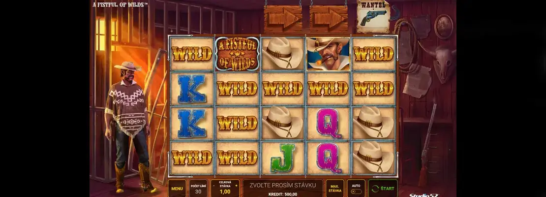 Erste Spielansicht von A Fistful Of Wilds