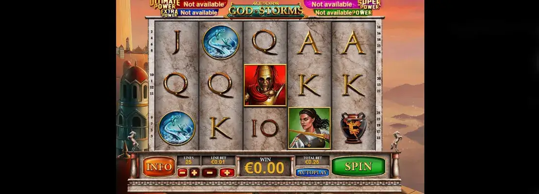 Erste Spielansicht von Age Of The Gods God Of Storms