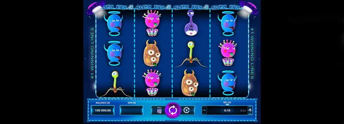 Erste Spielansicht von Alien Fun 41