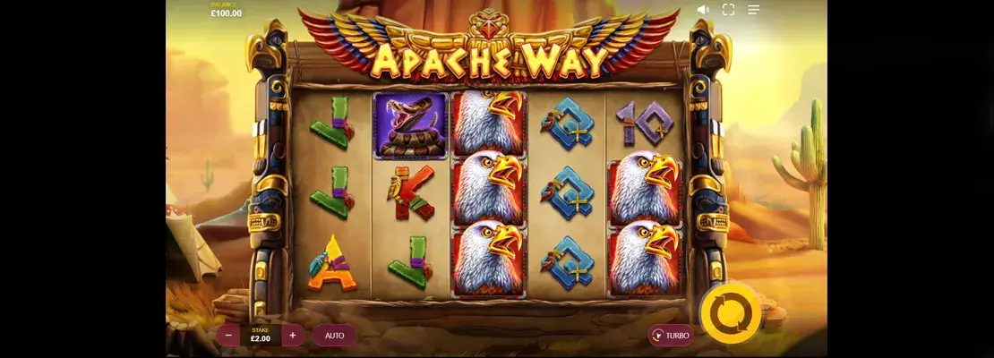 Erste Spielansicht von Apache Way