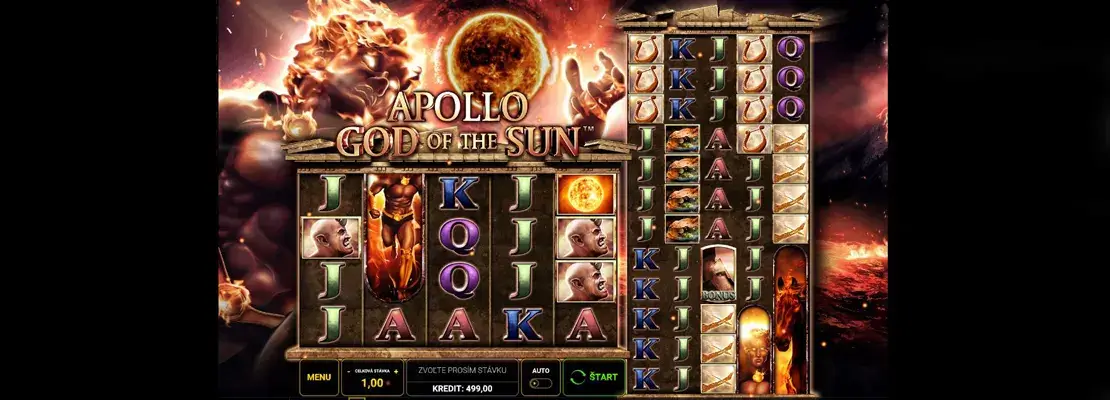 Erste Spielansicht von Apollo God Of Sun