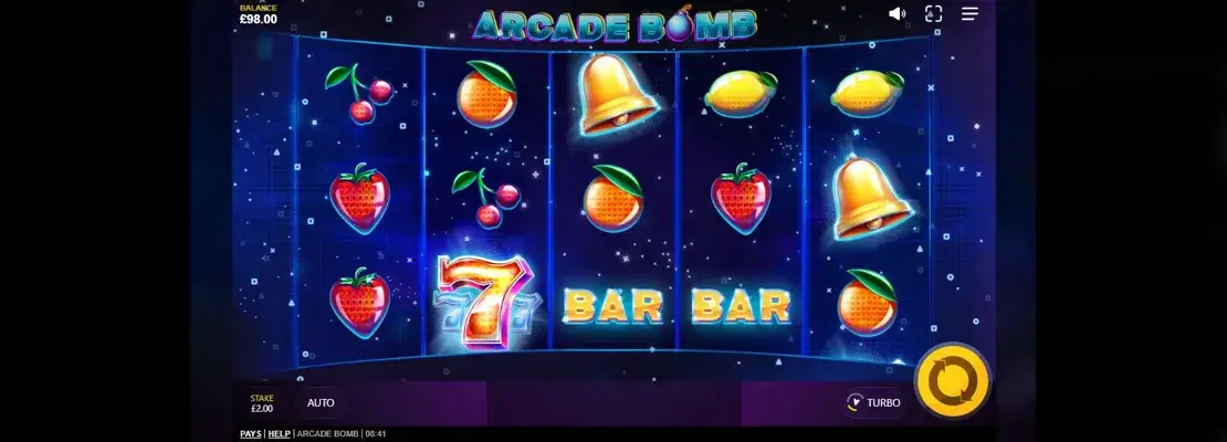 Erste Spielansicht von Arcade Bomb