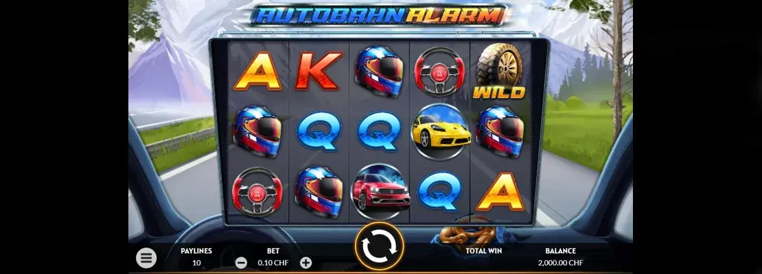 Erste Spielansicht von Autobahn Alarm