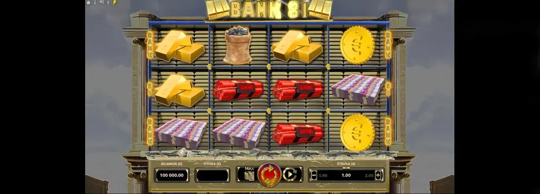 Erste Spielansicht von Bank 81