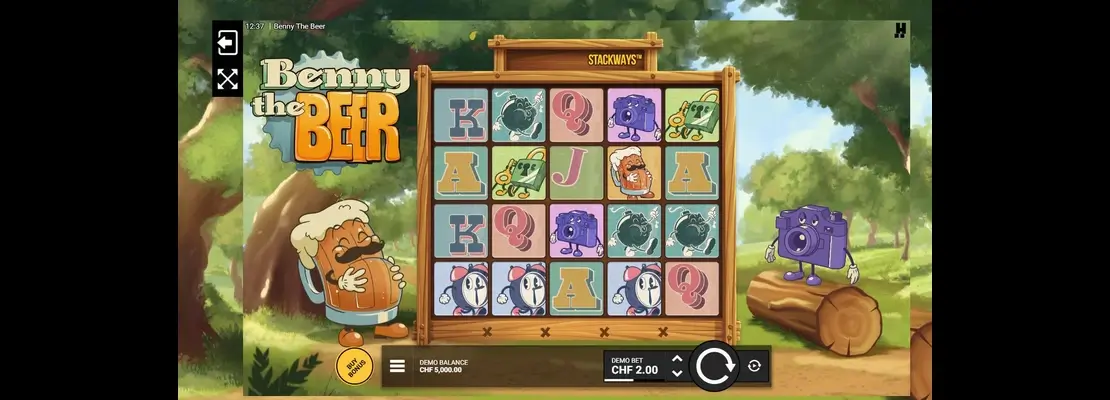 Erste Spielansicht von Benny The Beer