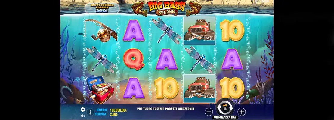 Erste Spielansicht von Big Bass Splash