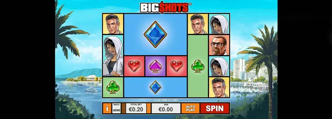 Erste Spielansicht von Big Shots