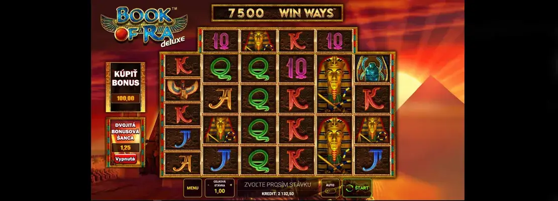 Erste Spielansicht von Book Of Ra Deluxe Win Ways