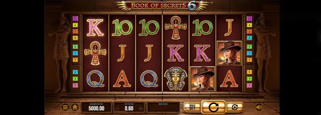 Erste Spielansicht von Book Of Secrets 6