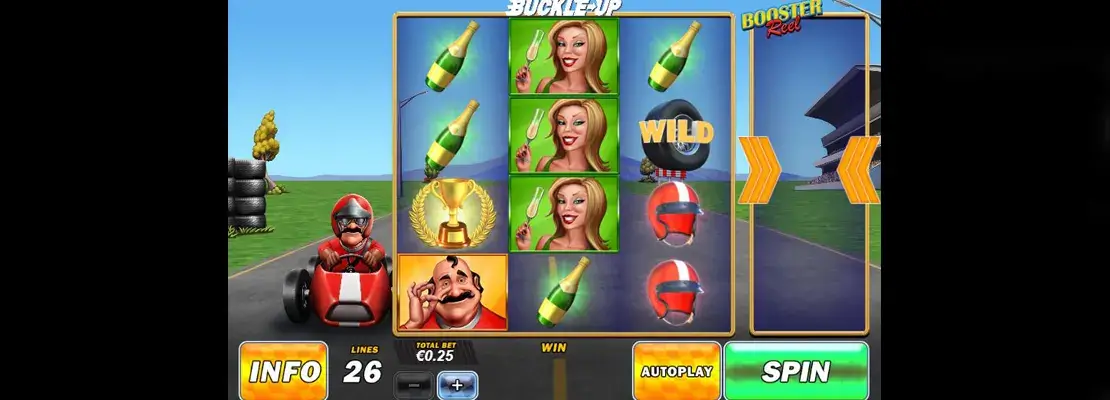 Erste Spielansicht von Buckle Up