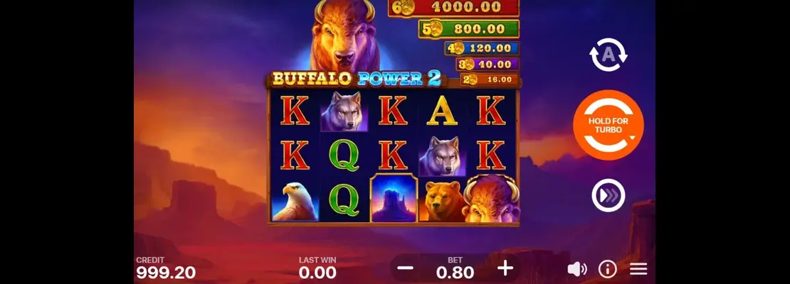 Erste Spielansicht von Buffalo Power 2 Hold And Win