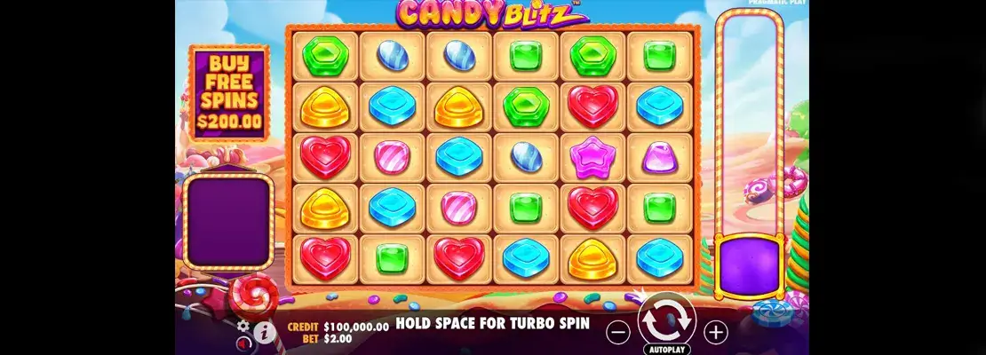 Erste Spielansicht von Candy Blitz