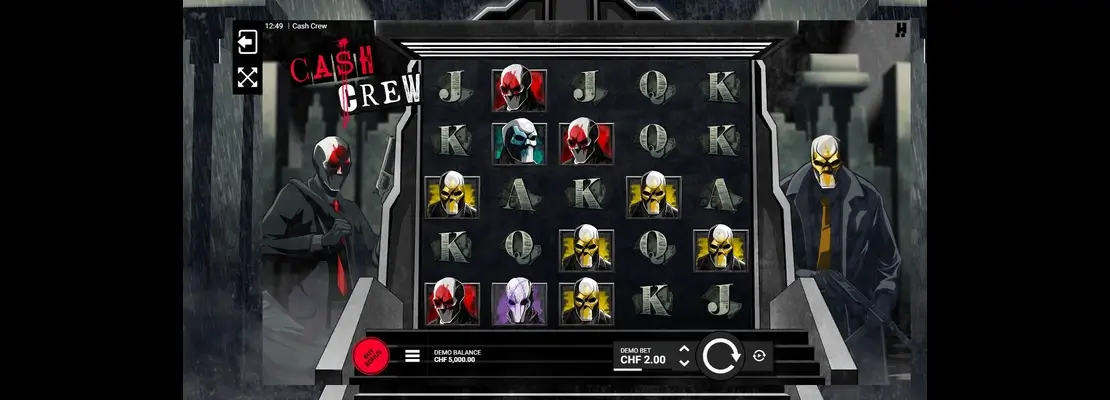 Erste Spielansicht von Cash Crew