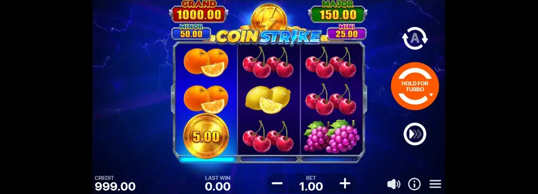 Erste Spielansicht von Coin Strike Hold And Win