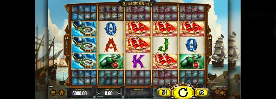 Erste Spielansicht von Corsair Queen