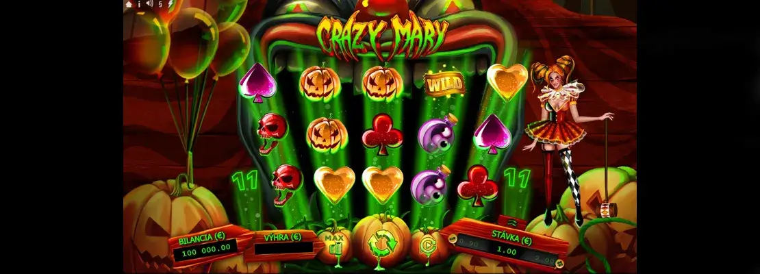 Erste Spielansicht von Crazy Mary