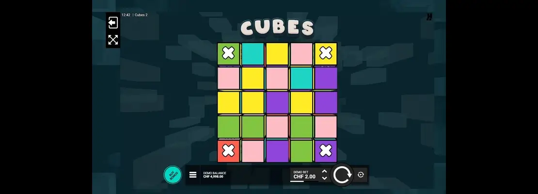 Erste Spielansicht von Cubes 2