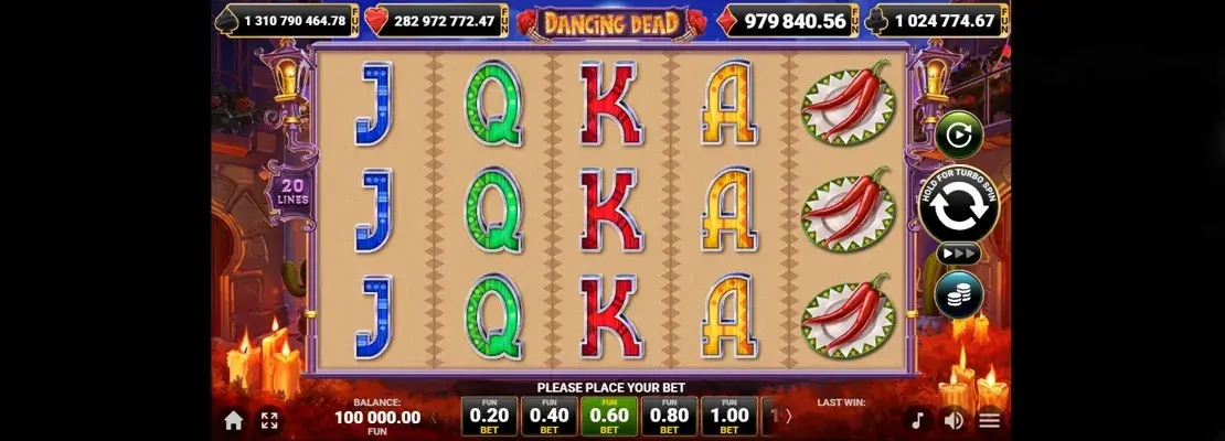 Erste Spielansicht von Dancing Dead