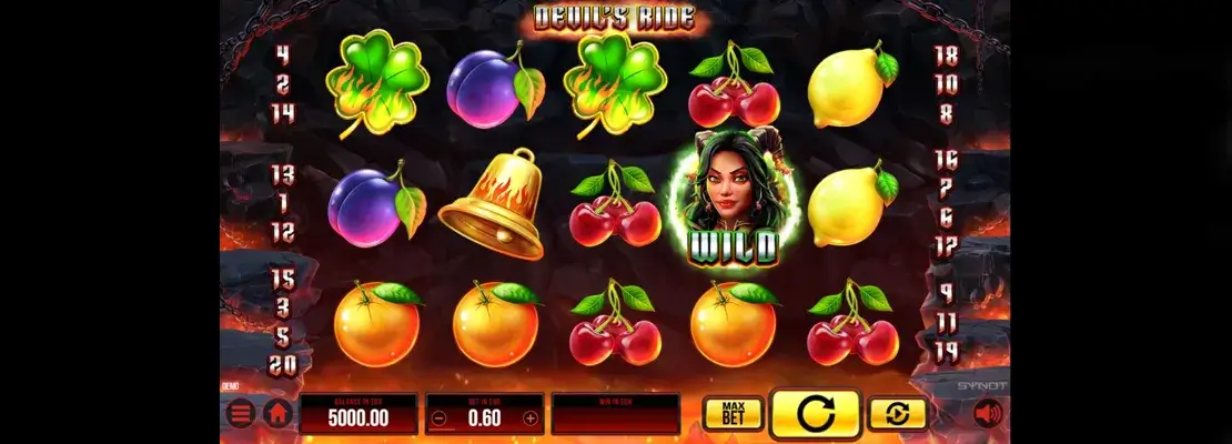 Erste Spielansicht von Devils Ride