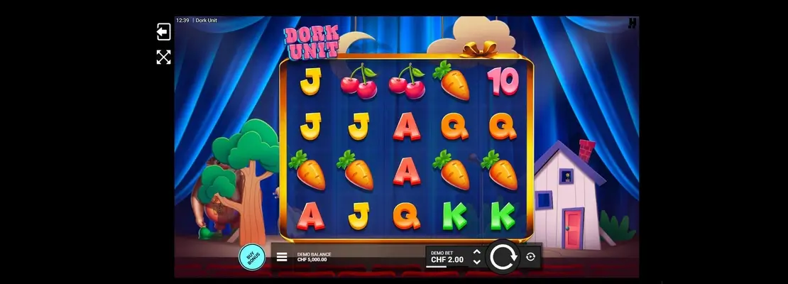 Erste Spielansicht von Dork Unit