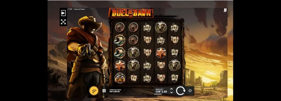 Erste Spielansicht von Duel at Dawn