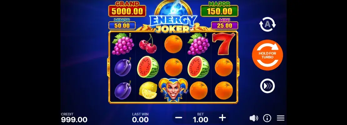 Erste Spielansicht von Energy Joker Hold And Win