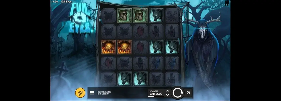 Erste Spielansicht von Evil Of Eyes