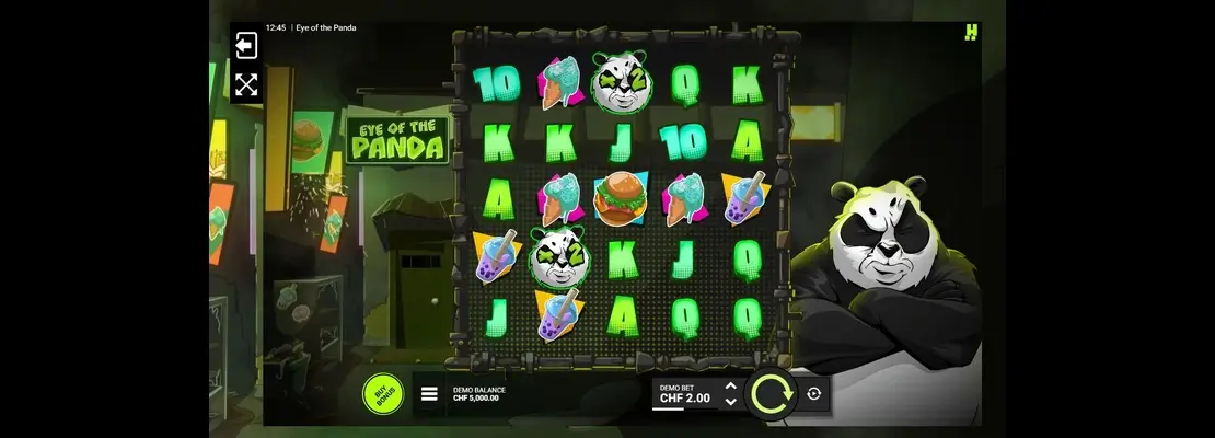 Erste Spielansicht von Eye Of The Panda