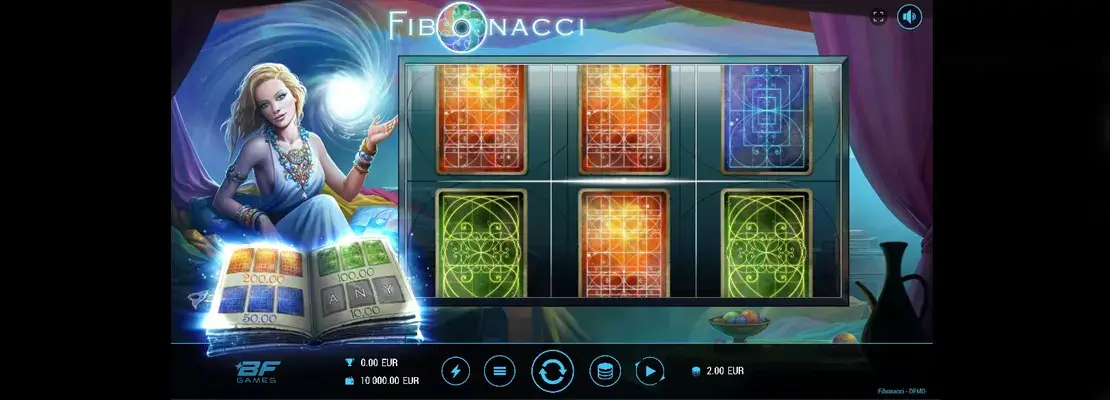 Erste Spielansicht von Fibonacci