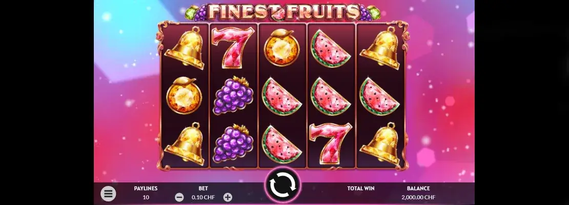 Erste Spielansicht von Finest Fruits