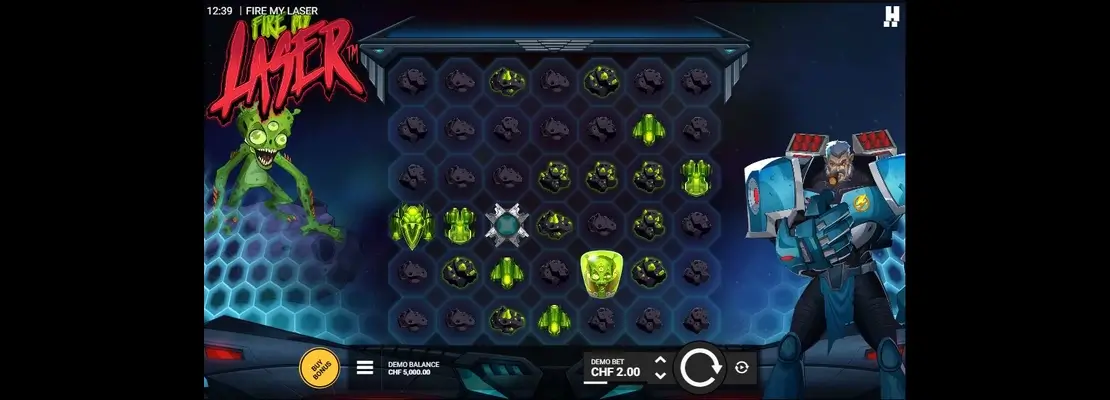 Erste Spielansicht von Fire My Laser