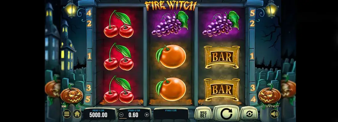 Erste Spielansicht von Fire Witch