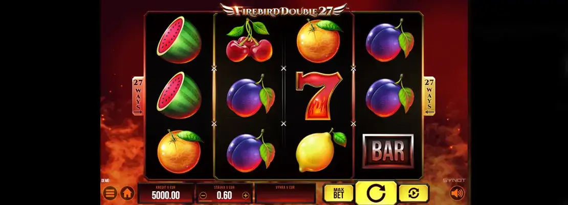Erste Spielansicht von Firebird Double 27