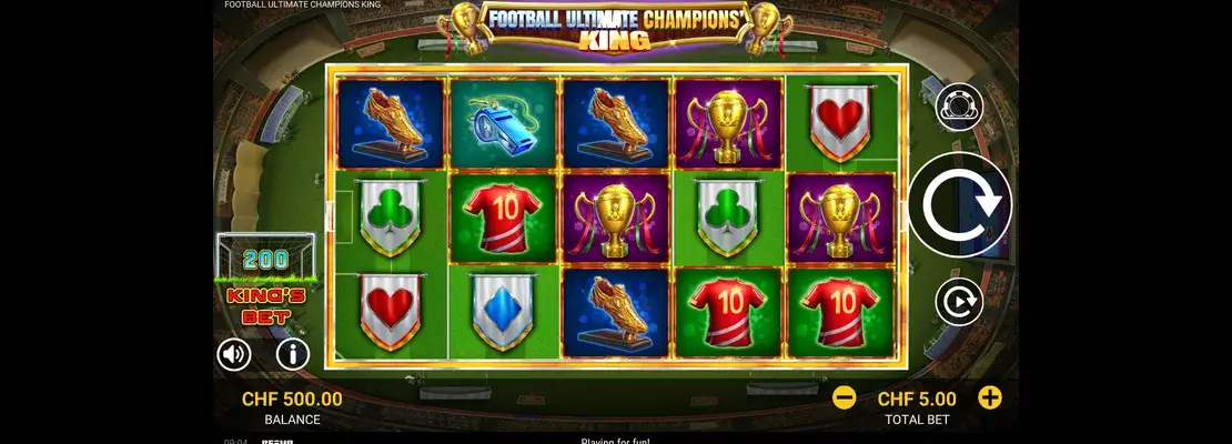 Erste Spielansicht von Football Ultimate Champions King