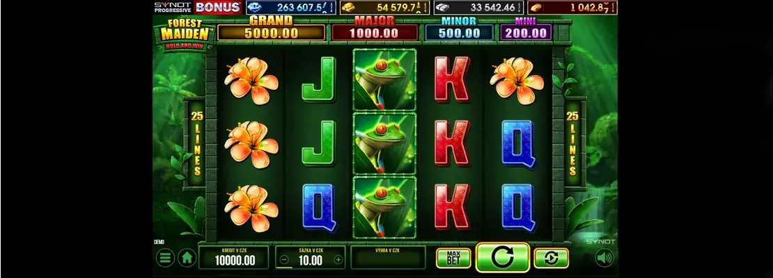 Erste Spielansicht von Forest Maiden