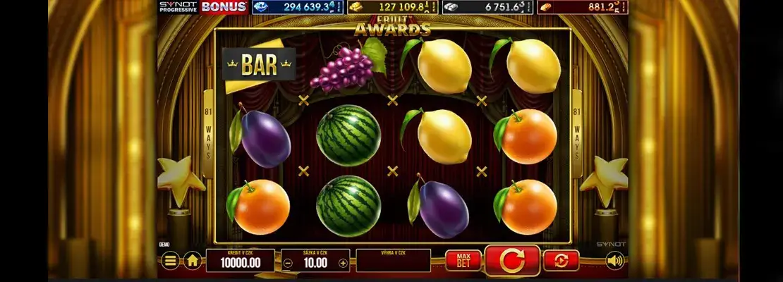 Erste Spielansicht von Fruit Awards