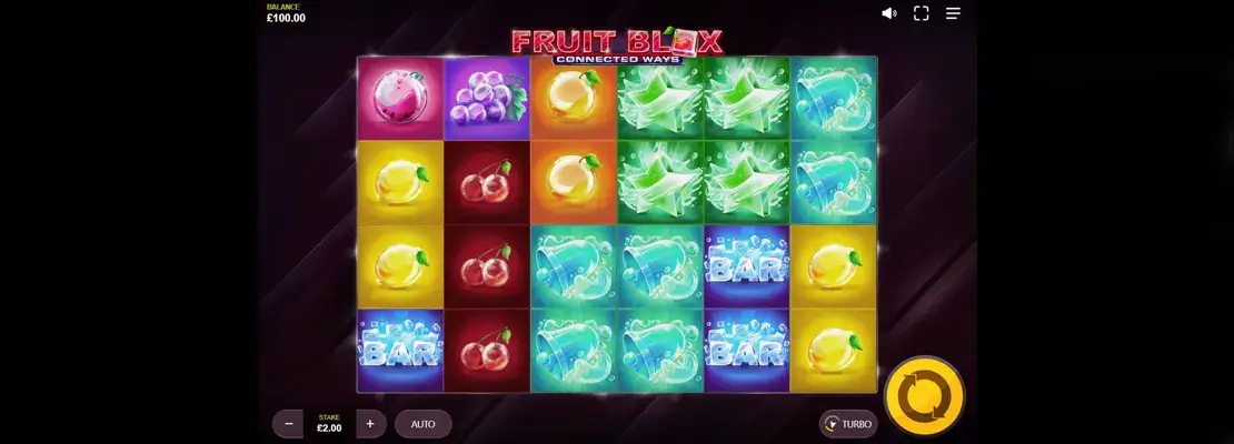 Erste Spielansicht von Fruit Blox
