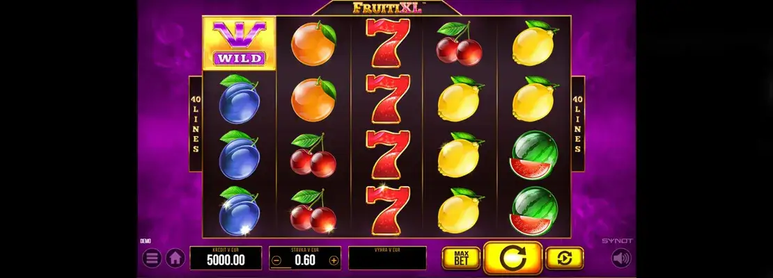 Erste Spielansicht von Fruiti XL