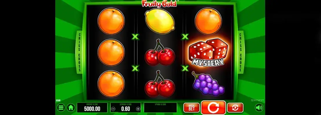 Erste Spielansicht von Fruity Gold