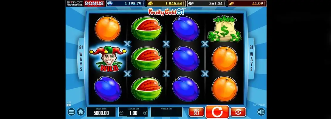 Erste Spielansicht von Fruity Gold 81