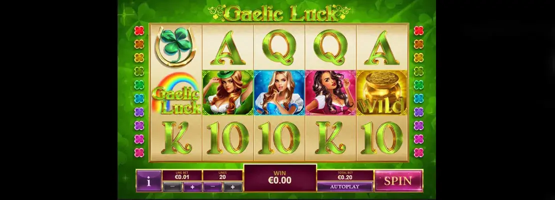 Erste Spielansicht von Gaelic Luck