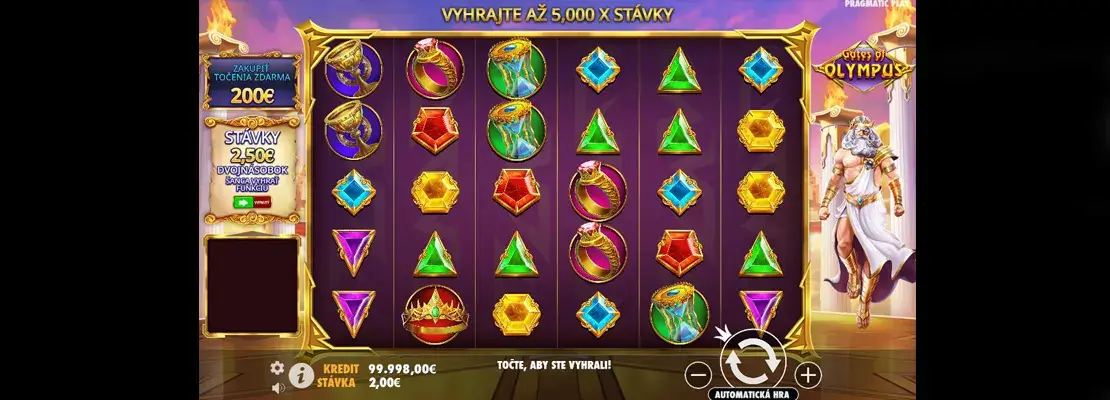 Erste Spielansicht von Gates Of Olympus