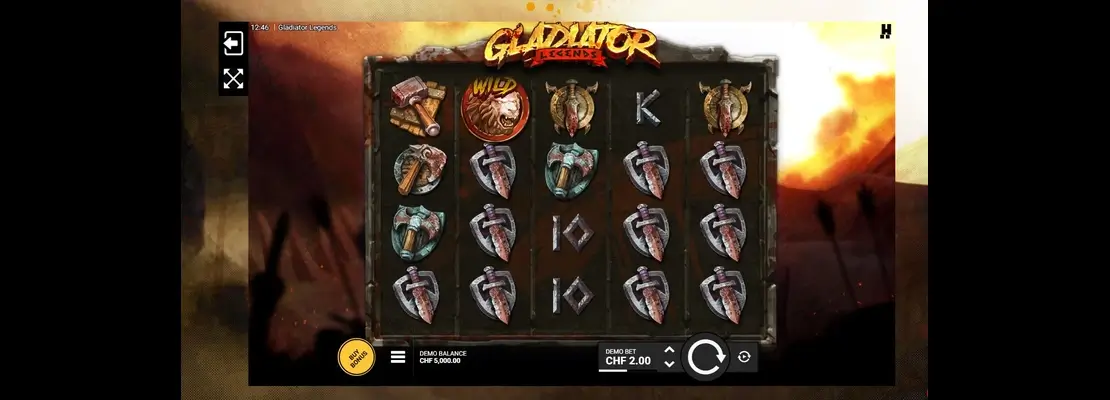Erste Spielansicht von Gladiator Legends