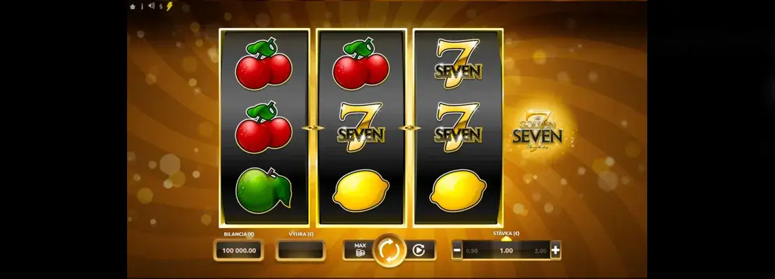 Erste Spielansicht von Golden Seven